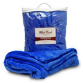 Mink Touch Luxury Blanket 50"X60"-- Royal -- (Embroidered) ***FREE RUSH***